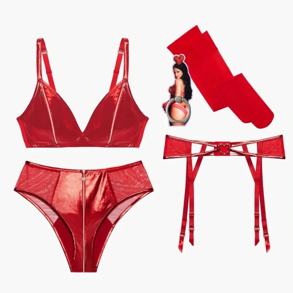 Savage X Fenty Divorce Court Thigh High Stockings